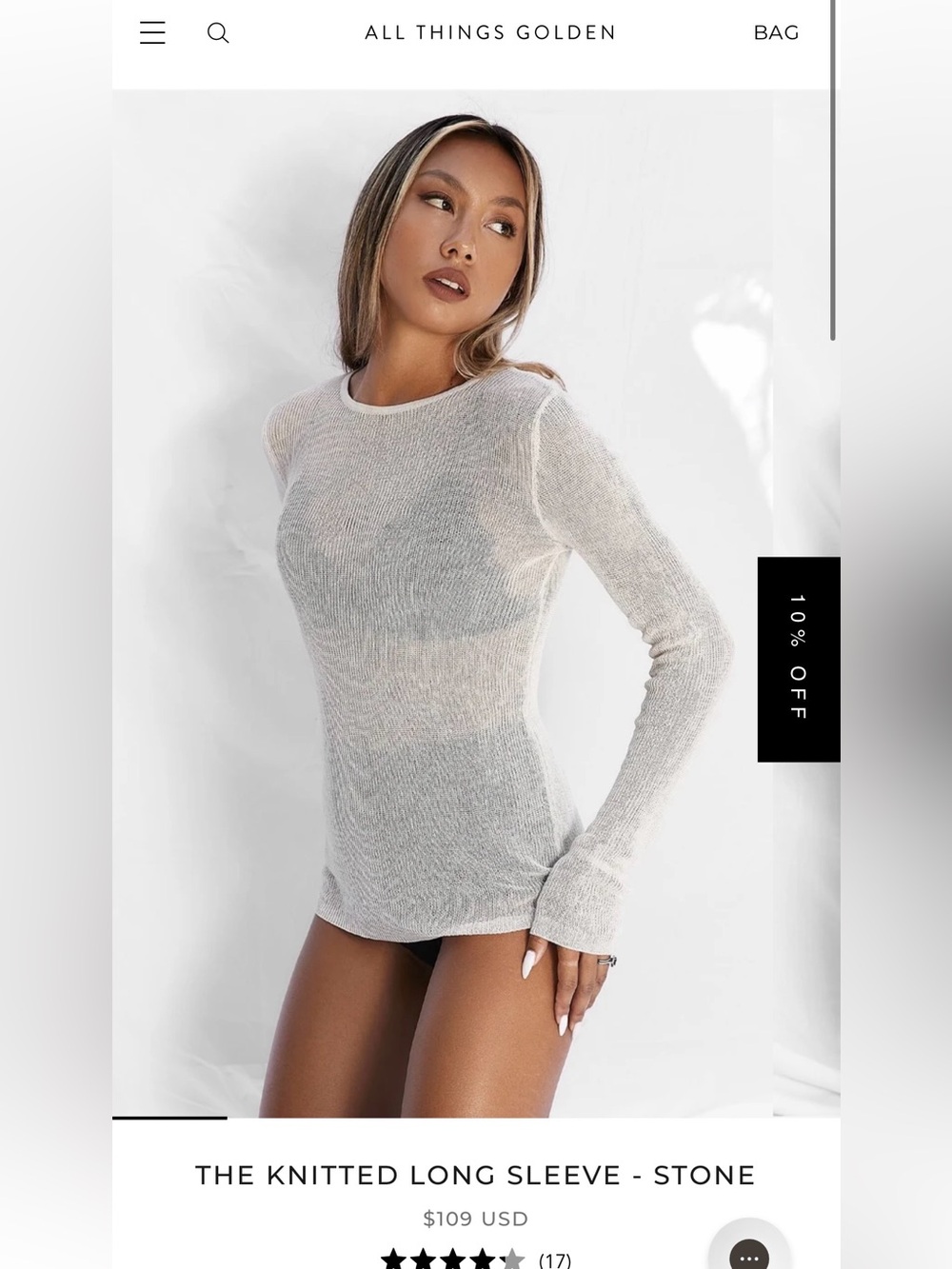 Women’s Long Sleeve Ribbed Knit Top